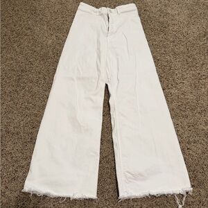 Zara high waisted wide leg jeans